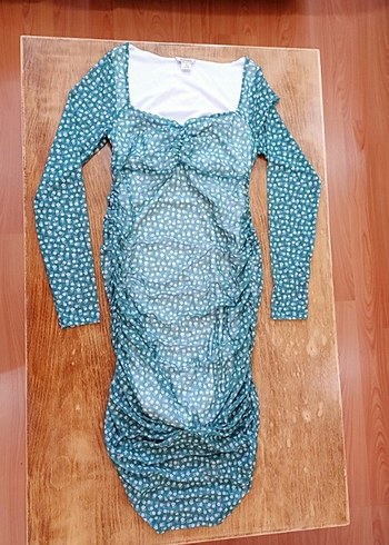 Monki marka ihraç esnek tül elbise - Görsel 9