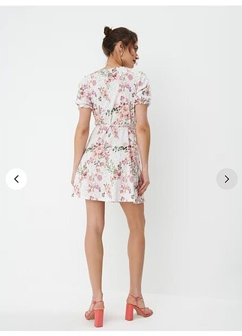 H&M Mohito marka ihraç krinkl anvelop elbise