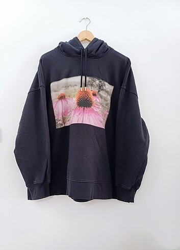 ihraç malı oversize pamuklu sweatshirt