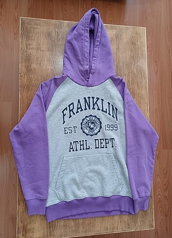 l Beden gri Renk Franklin&Marshall marka ihraç oversize
