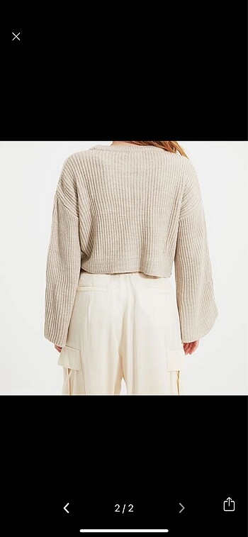 Trendyol & Milla Crop kazak