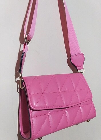 pembe omuz çantası 