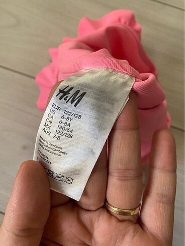 7 Yaş Beden çeşitli Renk H&M 6-8 yaş