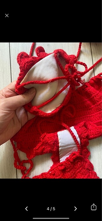 s Beden Örme Bikini