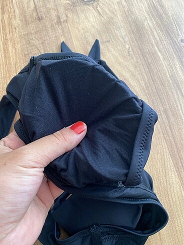 xl Beden siyah Renk Penti Bikini Üst