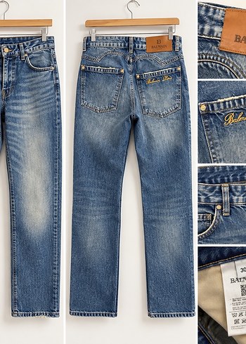 Balmain Mavi Denim Jean