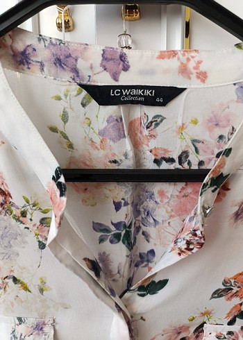 Çiçek Desenli Uzun Kollu Gömlek - Görsel 2