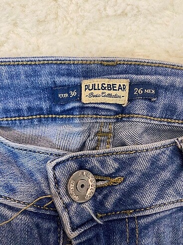 36 Beden Pull&Bear Kot Pantolon