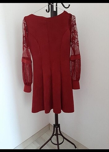 Zara Bordo Elbise