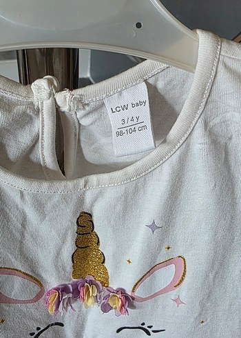 LC Waikiki Kız Çocuk Çok Renkli Tül Unicorn Elbise
