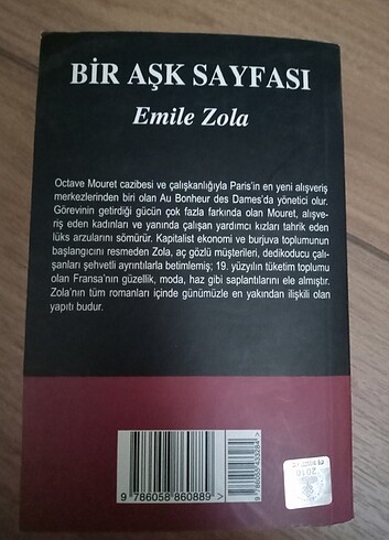  Emile zola bir aşk sayfası CEP BOYDUR