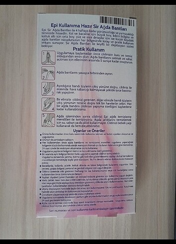 Diğer Epi ağda bandı