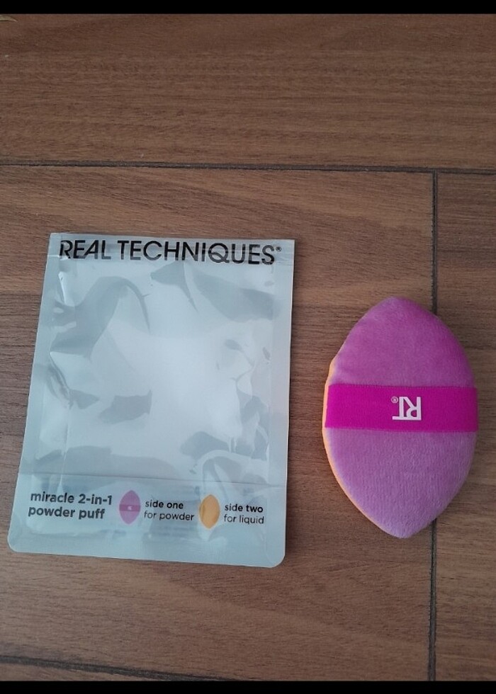 Real techniques çift yüzeyli puf sünger - Görsel 2