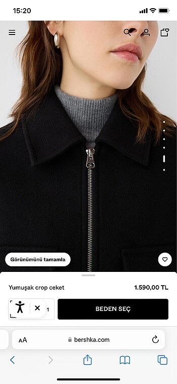 Bershka Crop ceket