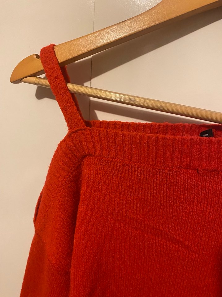 Nar çiçeği triko  Kadın Kazak - Görsel 2