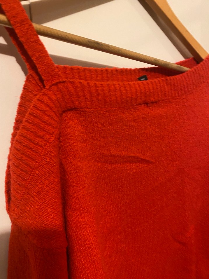 Nar çiçeği triko  Kadın Kazak - Görsel 3