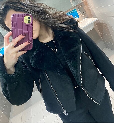 Stradivarius siyah mont