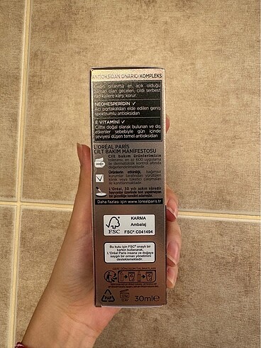 Beden Renk Loreal Midnight Serum