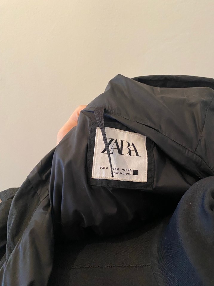 Zara erkek uzun mont - Görsel 3