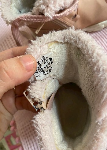 Vicco bebek için Pembe Peluş Detaylı Bot - Görsel 5