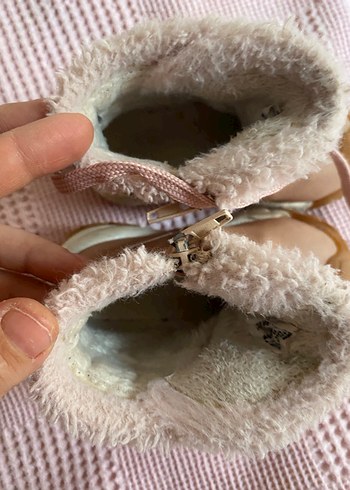 Vicco bebek için Pembe Peluş Detaylı Bot - Görsel 4