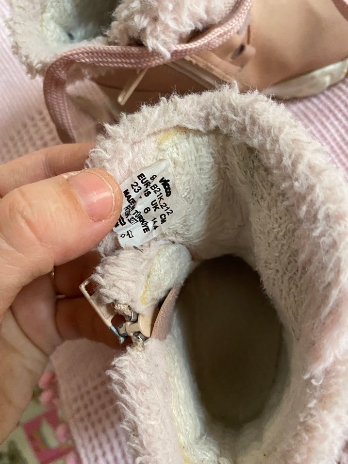 Vicco bebek için Pembe Peluş Detaylı Bot - Görsel 5