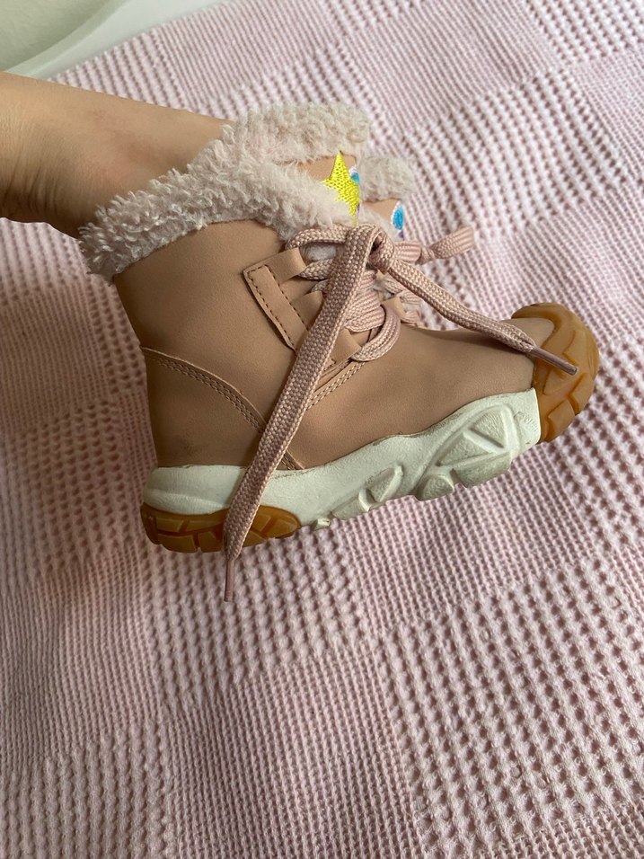 Vicco bebek için Pembe Peluş Detaylı Bot - Görsel 2