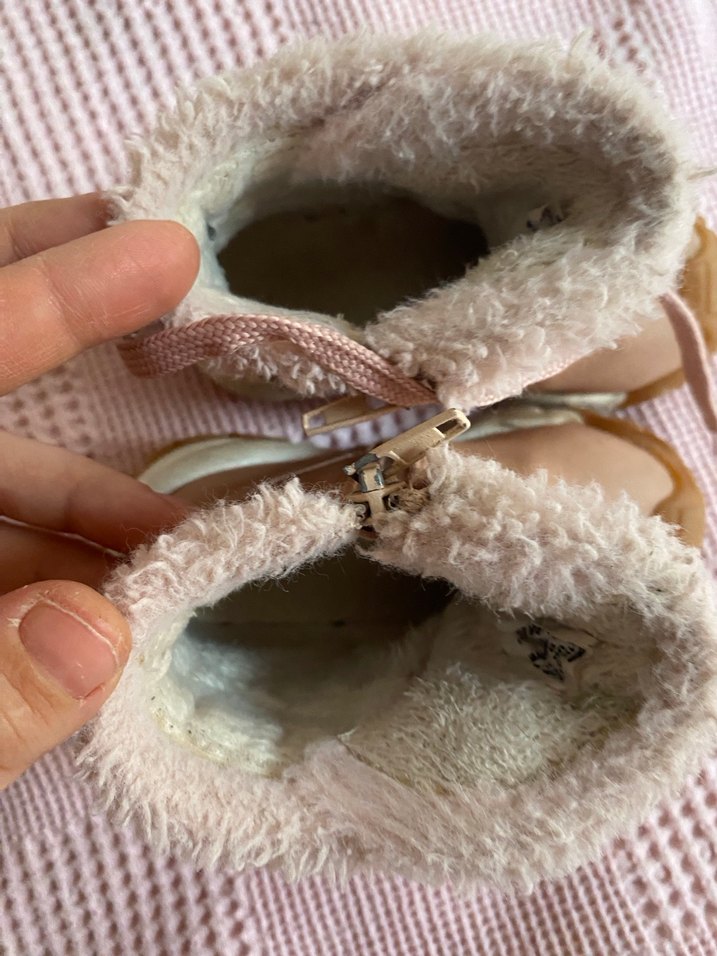 Vicco bebek için Pembe Peluş Detaylı Bot - Görsel 4