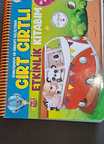 Beden Renk Yükselen Zeka 16-24 Ay Cırt Cırtlı kitap