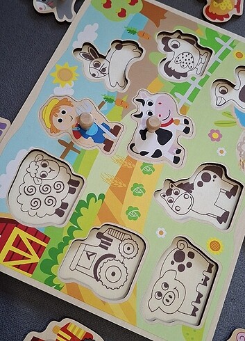 Diğer Ahşap puzzle Toky toy