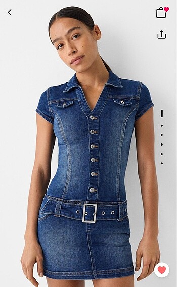 BERSHKA KOT ELBİSE