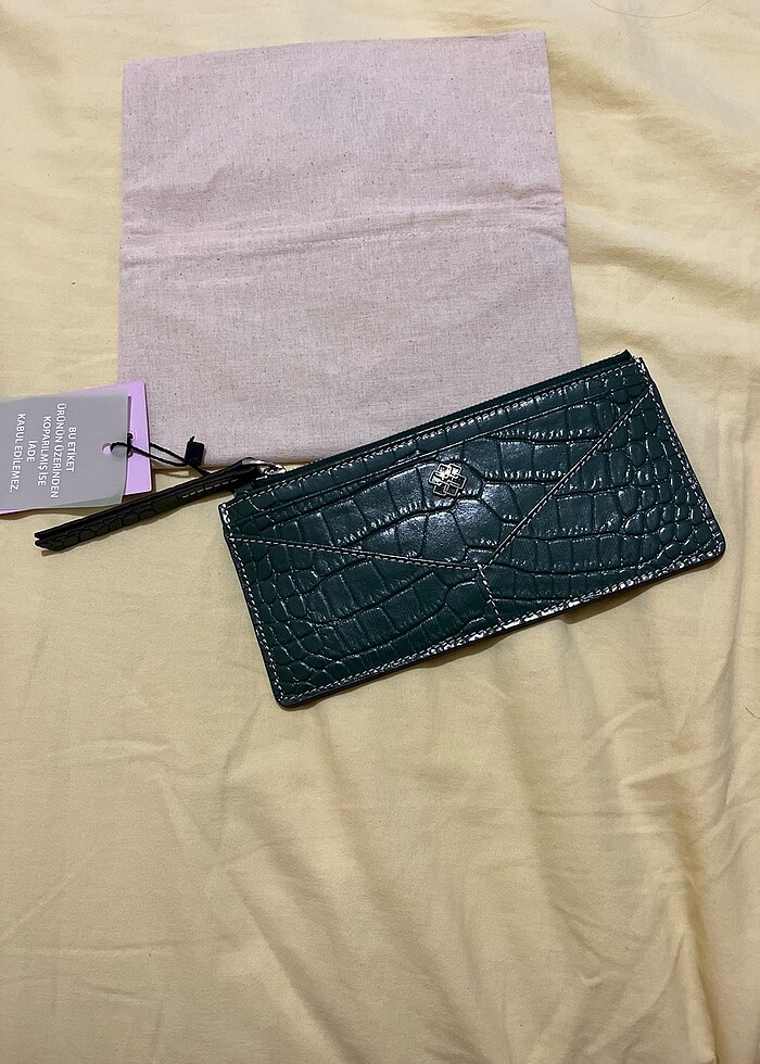 Ostara yeşil cüzdan/kartlık - Görsel 2