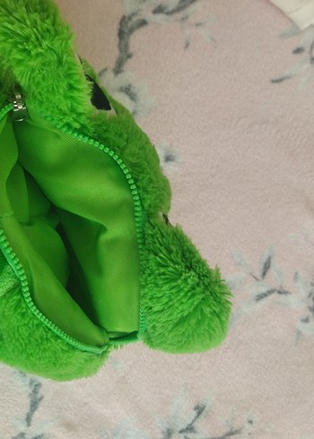 Beden Renk Peluş kurbağali sırt çantası