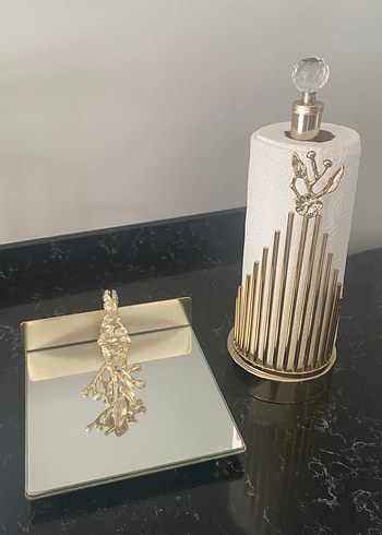 Gümüş renk kağıt peçetelik - Görsel 8