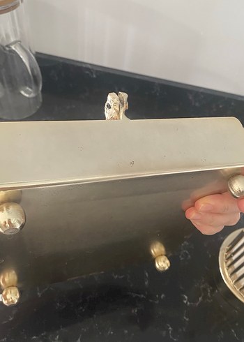 Gümüş renk kağıt peçetelik - Görsel 5