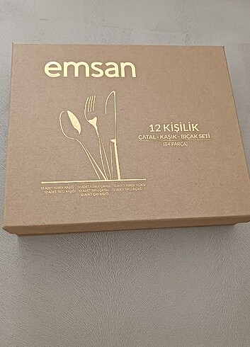  Beden gri Renk emsan 84 parça catal kaşık seti