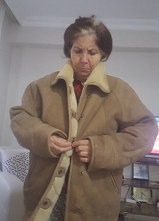 Diğer Teodem Deri Süet Mont