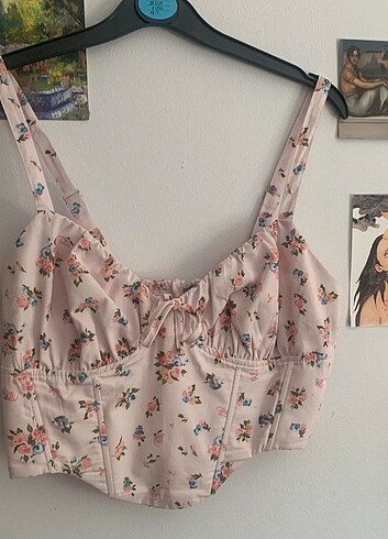 Bershka Çiçekli Bluz