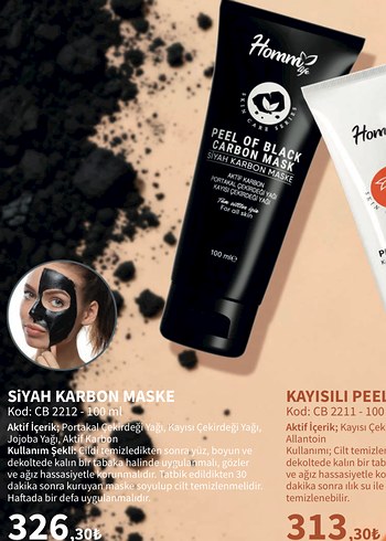 Homm Life Soyulabilir Siyah Karbon Maske 100ml - Görsel 7