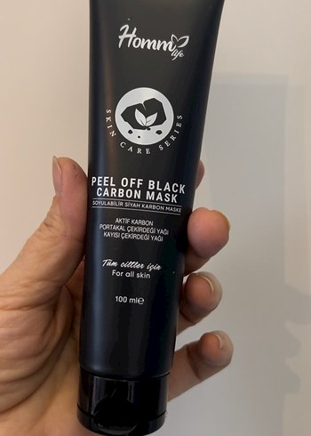 Homm Life Soyulabilir Siyah Karbon Maske 100ml - Görsel 2