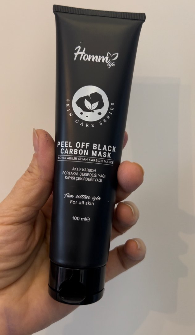 Homm Life Soyulabilir Siyah Karbon Maske 100ml - Görsel 2