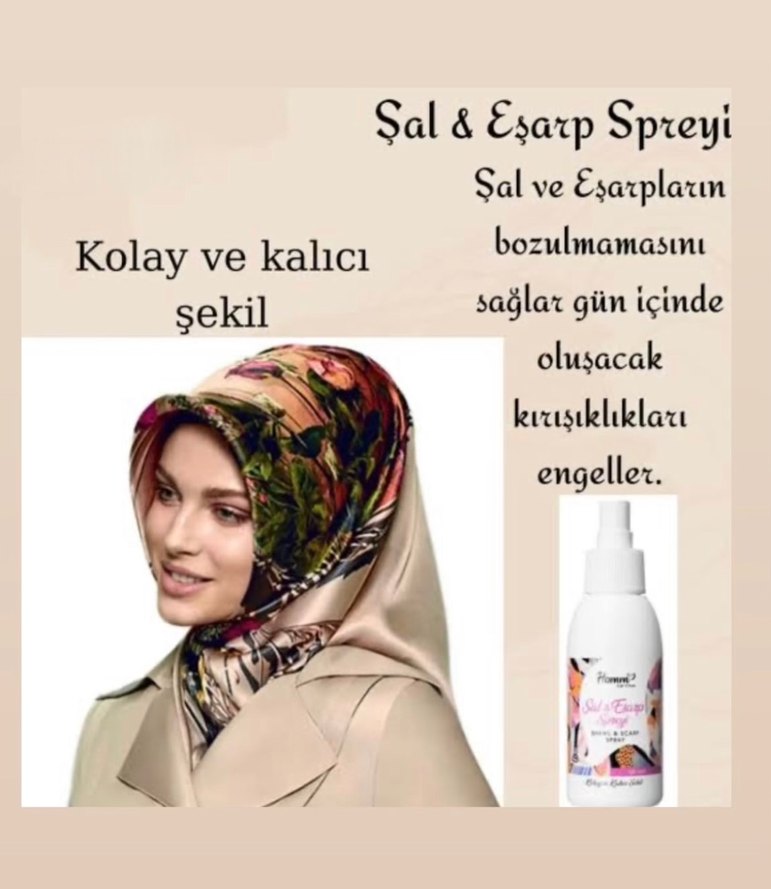 Homm Life Care Şal ve Eşarp Spreyi 100 ml - Görsel 5