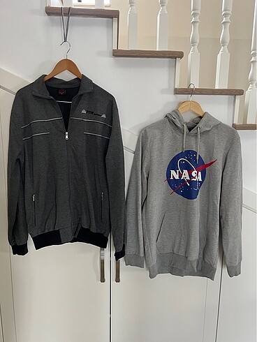 Erkek/ Fermuarlı Eşofman Üstü ve Sweatshirt