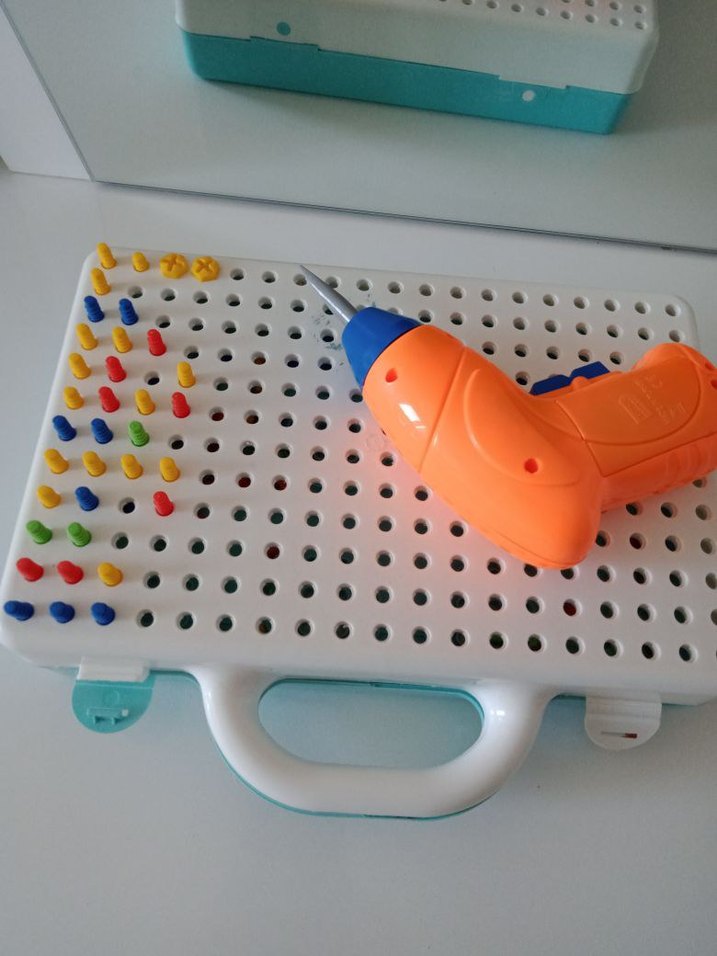 Renkli Vidalı Eğitim Oyuncağı - Görsel 2