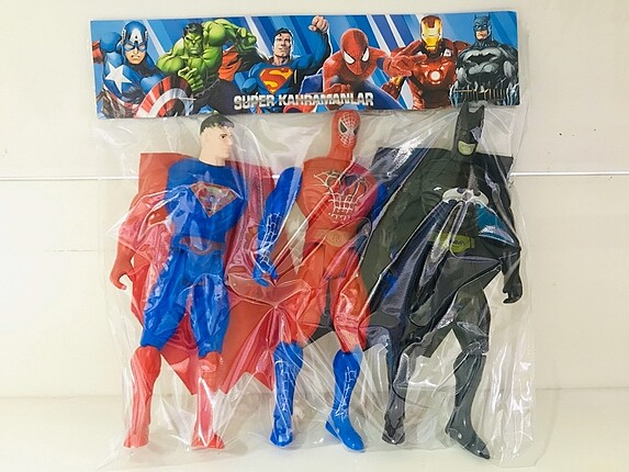 Spiderman Batman Süpermen