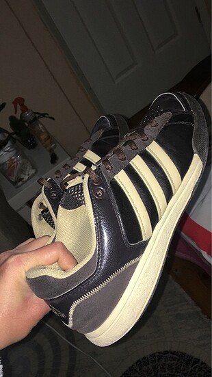 Adidas Kahverengi-Krem Adidas Sneaker