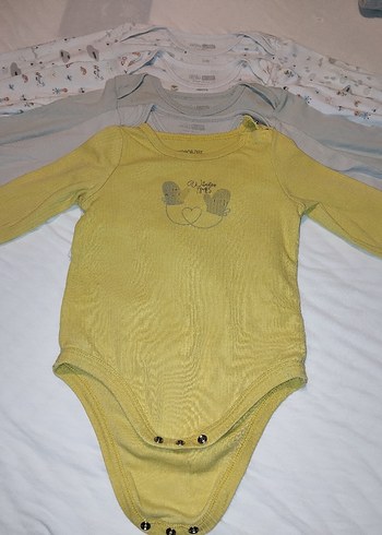 5 Adet Uzun Kollu Bebek Body