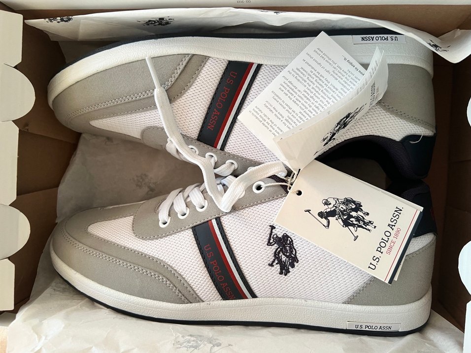 U.S. Polo Assn. Beyaz Erkek Ayakkabı - Görsel 5