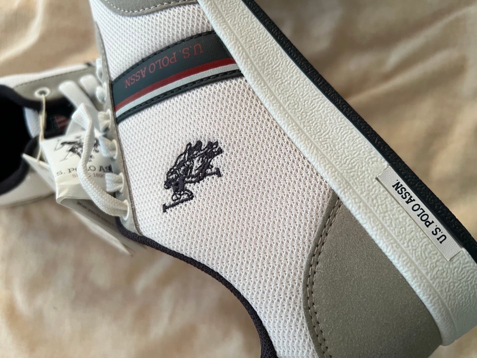 U.S. Polo Assn. Beyaz Erkek Ayakkabı - Görsel 2
