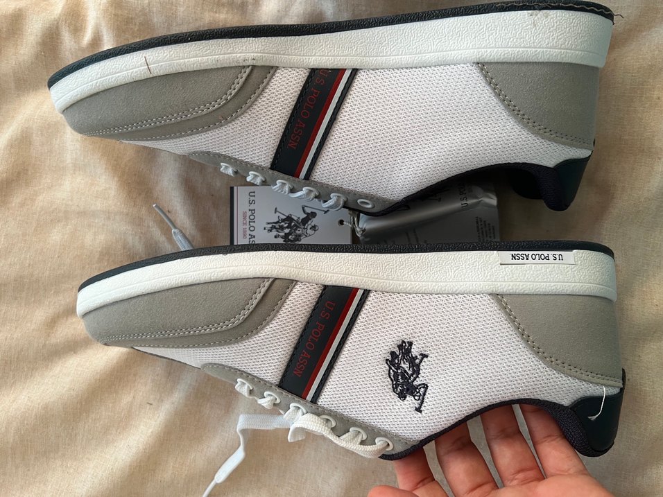 U.S. Polo Assn. Beyaz Erkek Ayakkabı - Görsel 4